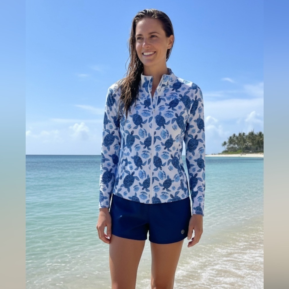 Gottex polyerter blend golf tennis full zip top